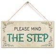 thumbnail image 2 of kaishihui Steps Warning Notice Sign-Please Mind The Step (5 "X 10"), 2 of 4