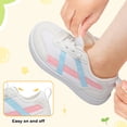 thumbnail image 5 of Toddler Shoes Boys Girls Wide Shoes Slip on Casual Sneakers White 9 Toddler, 5 of 10