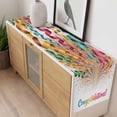 thumbnail image 4 of Colorful Congratulations Table Runner - 60 Inch Long, Kitchen Dining Table Runner Dresser Scarves, Funny Words Graduation Season Farmhouse Decor for Coffee Tables Wedding Party Banquet, 4 of 8