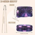 thumbnail image 4 of FORMRS Women Crossbody Purse with Chain Strap Vegan Leather Shoulder Handbag, Pink Road, 4 of 7