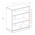 thumbnail image 5 of Palace Imports 100% Solid Wood 32" Modular Pantry Cabinet with Adjustable Shelves,White, 5 of 5