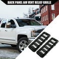 thumbnail image 3 of Unique Bargains No.13596856 Back Panel Air Vent Grille for Chevrolet Colorado Silverado 1999-2021 Black 2 Pcs, 3 of 6