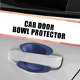 thumbnail image 2 of Unique Bargains Carbon Fiber Pattern Car Door Bowl Handle Stickers Protector Anti Scratches Protective Film Universal Fit Blue 4pcs, 2 of 6