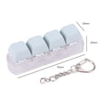 thumbnail image 3 of Keyboard Key Toy Button Keycap Fidget Keychain Decompression Toys (Light Blue), 3 of 7