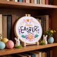 thumbnail image 5 of zhangmingg Easter Embroidery Kit for Beginners Complete Needlepoint Craft Set with Threads and Step-by-Step Instructions, 5 of 5