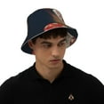 thumbnail image 6 of Daiia Casino Poker Chips Pattern Bucket Hat - Trendy Cotton Sun Hat for Beach, Golf, Fishing - Fun Outdoor Vacation Boonie for Men and Women, 6 of 9