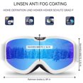 thumbnail image 2 of Gafas de esquí para Hombres y Mujeres Levamdar UV OTG antivaho, 2 of 6