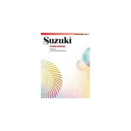 Alfred 00-0443SX Suzuki Piano School New International Edition Piano Book- Volume 6 - Music Book