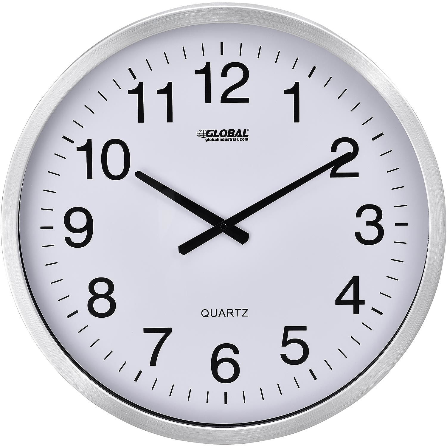 20" Wall Clock, Aluminum Frame