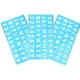 thumbnail image 5 of Plantillas de alfabeto, juego de plantillas de letras, tamaños surtidos, regla numérica para aprender, pintar, álbumes de recortes, 5 of 5
