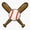 1pcs, variant on Baseball Classic Diamond Sport Sticker
