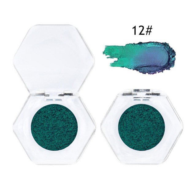 Yttmshdga Clearance! Eyeshadow Optical Eyeshadow Powder Metal Photosensitive To Highlight Glitter Sequins 12 Colors