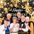 thumbnail image 4 of Burculy Black and Gold Balloon Garland Arch Kit, Black Gold Confetti Balloons for Retirement Men Birthday Graduation Decorations 2026 Class Grad Prom Bachelorette Anniversary Party Decorations, 4 of 8