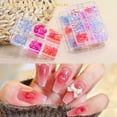 thumbnail image 3 of Nail Accessories Love Heart Shape Bow Color Changing Camellia Nail Decoration Accessories for Women, 3 of 8