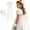 A785 White1 19.7", variant on Bride Wedding Veils Bow Decoration Clip Tulle Hair Accessories for Bridal Shower Engagement Party 19.7"