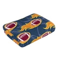 thumbnail image 3 of Kll Burning Rugby Balls Ultra Absorbent & Soft Hand Towels For Bath, Hand, Face, Gym And Spa-27.5x16in, 3 of 9