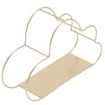 thumbnail image 1 of Étagère Murale, Support d'Organisation de Forme Résistant à l'Usure et Durable pour le Salon Étagère de Stockage de Matériel de Fer pour le Salon pour Chambre à Coucher, 1 of 8