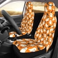 thumbnail image 2 of Honeii Cute Ghosts Print Car Seat Covers 2 Pieces, Full Set Universal Seat Covers for Cars, Waterproof Auto Seat Protectors, 2 of 7
