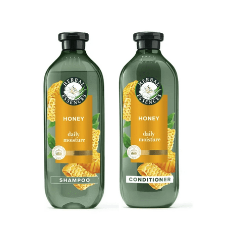 Herbal Essences Honey Daily Moisture Sulfate Free Shampoo & Conditioner Set for All Hair Types 13.5 fl oz