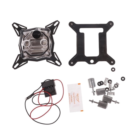 Osdhezcn 2022 New CPU Water Block Cooling Waterblock Pure Copper G1/4" Base Inner Channel