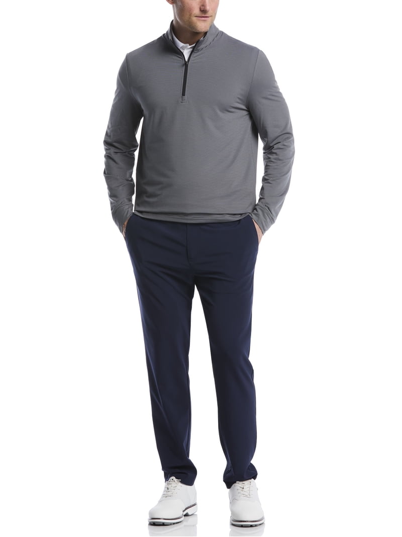 Ben Hogan Men's & Big Men's Performance Long Sleeve Feeder Stripe
