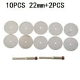 thumbnail image 1 of 12 Pcs/Set Mini Scie Circulaire en Acier au Carbone 22mm avec Mandrin, 1 of 8