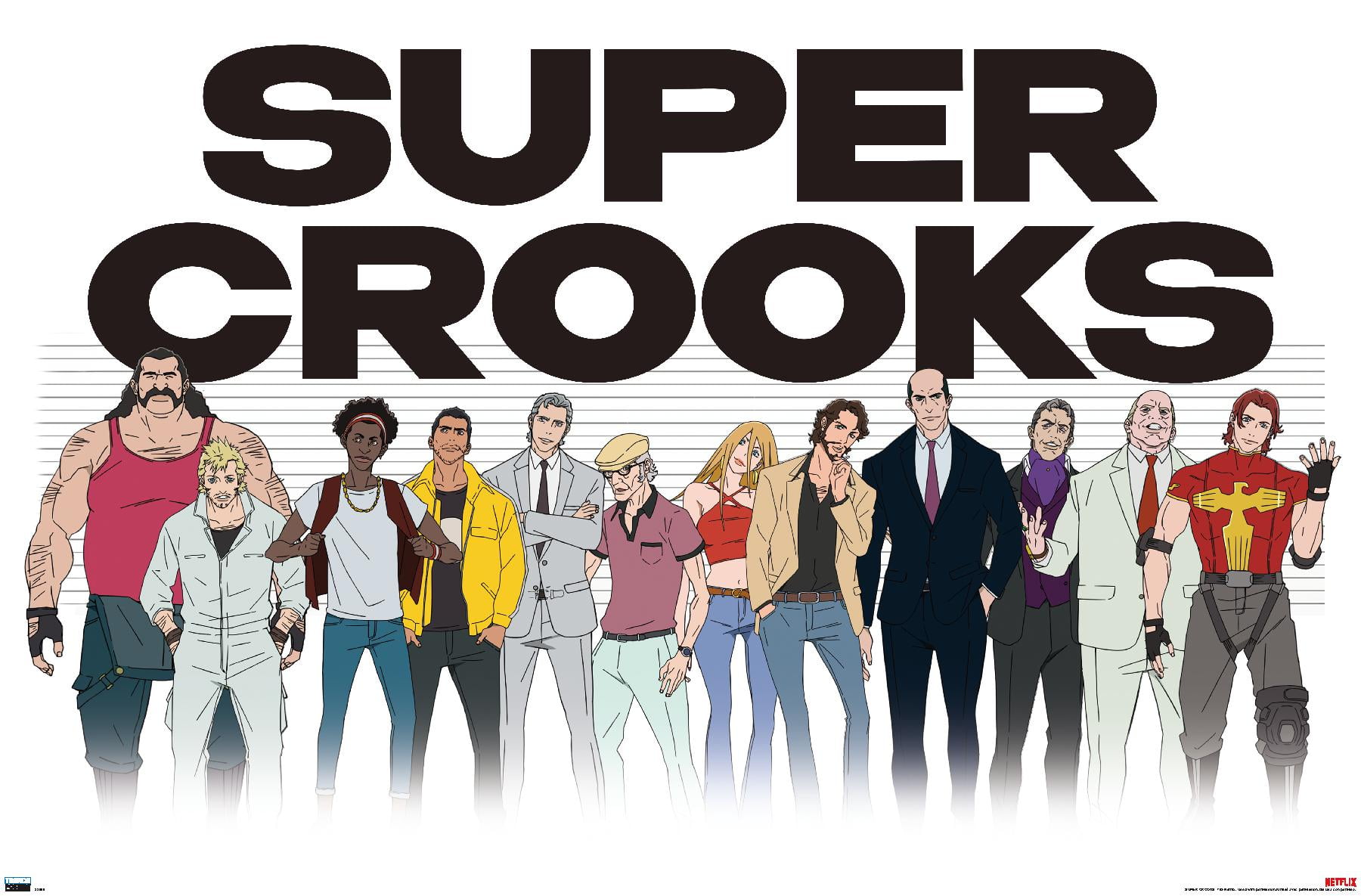 Netflix Super Crooks Lineup Wall Poster, 22.375" x 34"