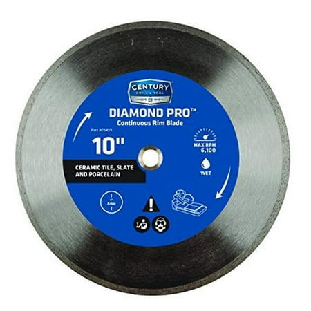 UPC: 0081838754594 | Century Drill & Tool 10 in. D Diamond Continuous Rim Diamond Saw Blade