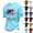 #01 Light Blue, variant on Men's 250th Anniversary T-Shirts 1776-2026 American Flag Print Patriotic 4th of July Memorial Day Breathable Casual Daily Tees , #01 Coffee, XXL