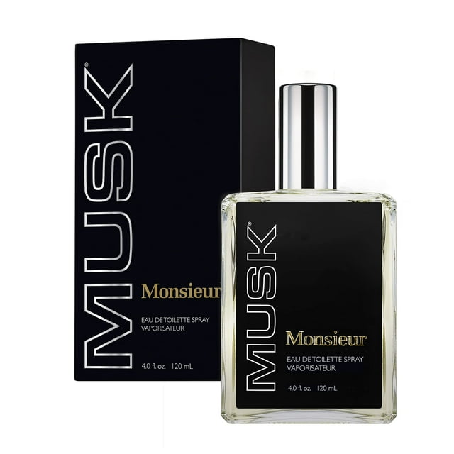 Colonia en aerosol Perfume Dana Monsieur Musk para hombre, 120 ml