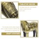 thumbnail image 4 of GOOHOCHY 1 conjunto de emperador creativo Qin Decoración de la estatua del hogar Retro Terracotta Warriors Figurine Colección, 4 of 7