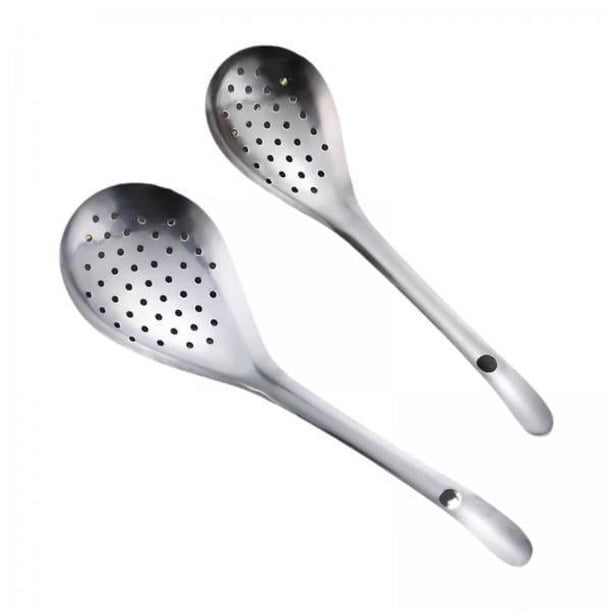 2x2 Cucharas Ranuradas De Cocina, Colador Para Cocinar, Para Hornear, Freír