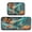 Abstract Leaves, variant on 2-Piece Kitchen Mat Set Non Slip Washable Floor Mats Decorative Rugs for Kitchen Sink Laundry Abstract Leaves