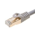 thumbnail image 6 of Cat7 Ethernet Cable 1 pack of 6FT Copper Shielded RJ45 Cord for Router, PC, Gaming, Servers, PoE Security Cameras, Smart TVs, 10Gbps 600MHz High-Speed Network Patch, Gray, Cables Direct Online, 6 of 7