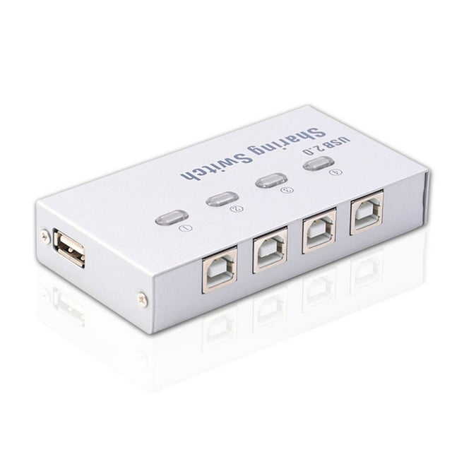 unbranded Automático Para Impresora Y Escáner USB En Oficina Color Plata