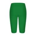 thumbnail image 3 of LLYwey Girls' Bike Shorts - Summer High Waisted Athletic Shorts for Girls - Toddler Kids Solid Color Workout Running Yoga Shorts Leggings Elastic Waist Pull on Short Pants , New - MD22, Green, 3T, 3 of 7