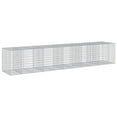 thumbnail image 3 of vidaXL Gabion Basket with Cover 39.4"x19.7"x39.4" Galvanized Iron, 3 of 5
