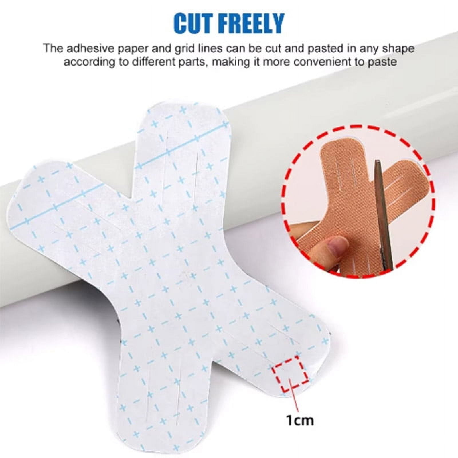 20pcs Kinesiology Tape Elastic Therapeutic Sports Tapes for Knee Shoulder and Elbow, Waterproof Athletic Physio Muscles Strips