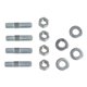 thumbnail image 1 of Conjunto de Pernos de Cburador, Sellado de Carbohidratos de Alta Precisión de Metal de Zinc Brillante Con Espaciadores para Coles de Admisión de Hilos de 5/16 Pulgadas, 1 of 7