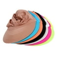 thumbnail image 6 of Gyratedream Girls Beach Stretch Visors UV Protection Sun Hat Outdoor Sports Hat 1 to 9 Years, 6 of 6