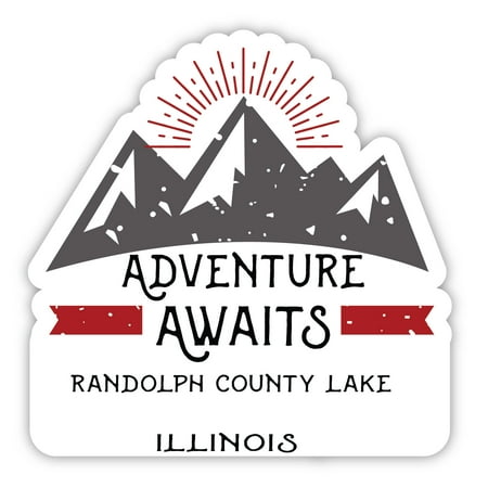 

Randolph County Lake Illinois Souvenir 4-Inch Magnet Adventure Awaits Design