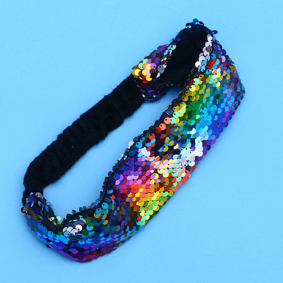 IDEANATEGRATE 3Ud Cintas De Con Lentejuelas Multicolor Para Fiesta Y Uso Diario