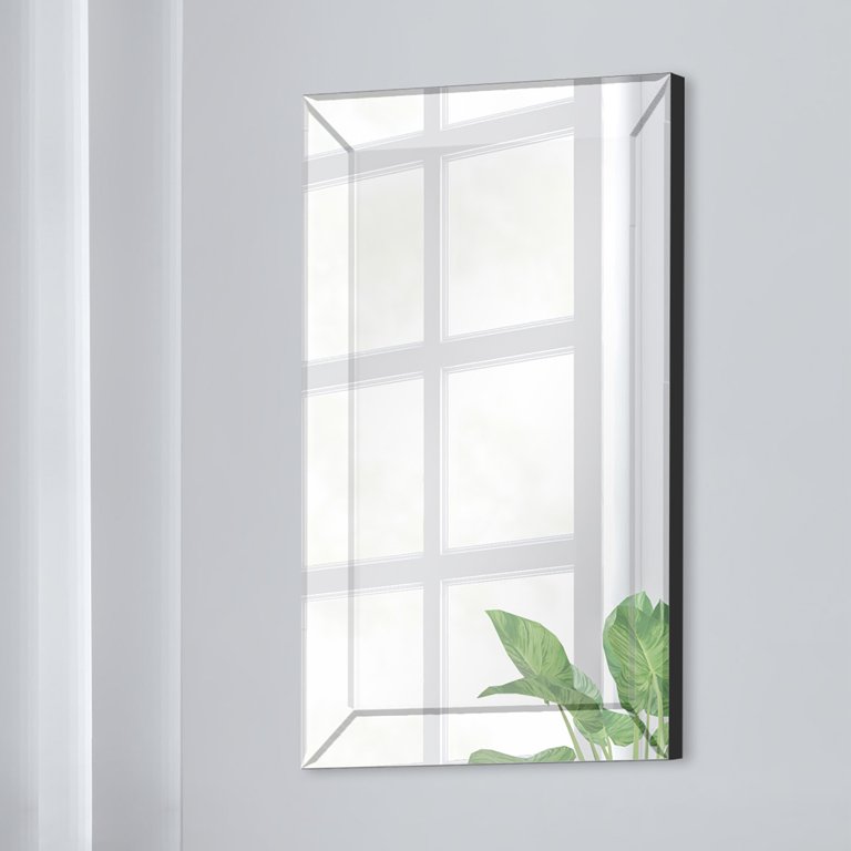 Aviora Custom Cut Mirror 1/4'' | 3/16'' | 1/8'' Cut to Size Silver Mirror  Flat Polished or Beveled Edge Mirror for Bathroom, Gym Mirror, Wall Mirror