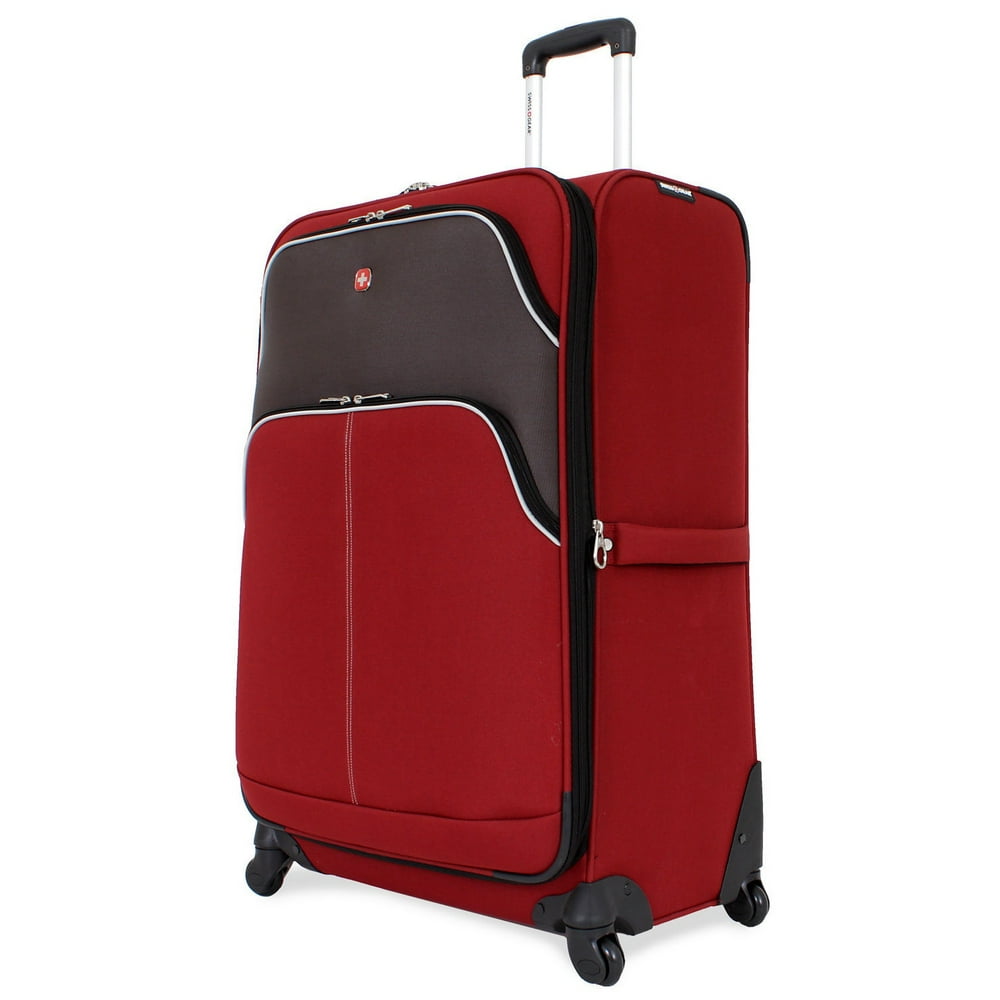 SWISSGEAR Red 28inch Large Expandable Spinner Upright Suitcase
