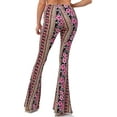 thumbnail image 3 of ClothingAve. Womens Soft Stretchy High Waist Boho Bell Bottom Flare Pants, 3 of 5