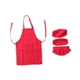 thumbnail image 3 of Hytrove 1 Set Red Dacron Kids Chef Set For Baking Supplies And Mini Baking Set For Toddlers, 3 of 8