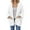 White, variant on Kaondbfi Cardigan for Women, Oversized 3/4 Sleeve Open Front Knit Cardigan Outwear with Pockets Women's Winter Coat