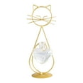 thumbnail image 2 of Cheers US Cat Glass Planter Vase Holder, Plant Terrarium, Propagation Station, Metal Stand for Hydroponics Plants Home Garden Wedding Decoration Outdoor Planter Ideas Modern Creative, 2 of 7