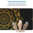 thumbnail image 6 of XL Large Mouse Pad, Extended Gaming Mousepad Design with Vintage Gold Mandala Flower, Big Long Mousepad Desk Mat for Laptop, Keyboard and Computer for Gifts Decor Men Office, (Gold, 31.5*11.8 Inches), 6 of 6
