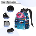 thumbnail image 4 of Fotbe Colorful Donut Lightweight Casual Laptop Backpack for Men and Women, Daily use Waterproof backpack, Backpack for College, 4 of 7